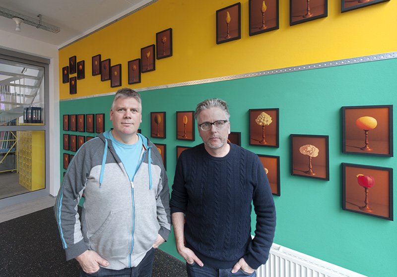 Henri van Nuenen en Hans van Asch Grafic Art Room Eindhoven